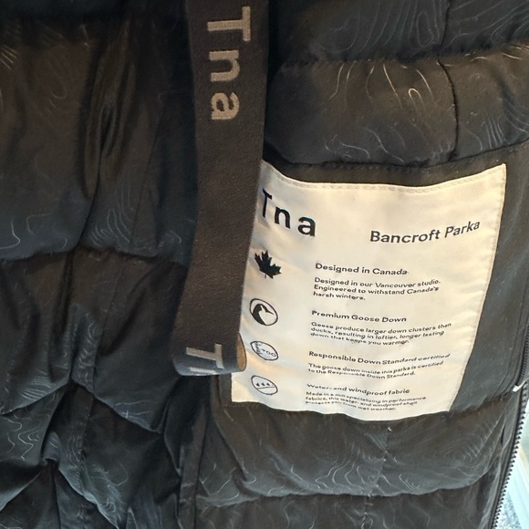BANCROFT Black Parka with Faux Fur Hood - Picture 10 of 13